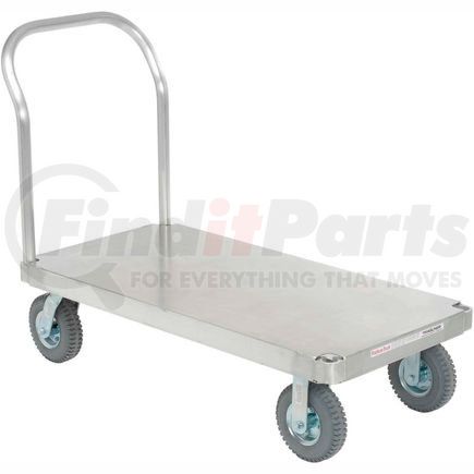 585471S by GLOBAL INDUSTRIAL - Magliner&#174; Aluminum Platform Truck with Smooth Deck 60 x 30 1200 Lb. Cap.