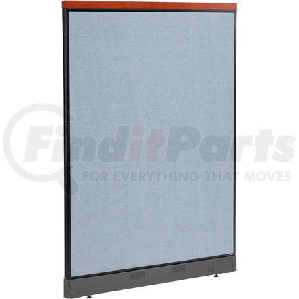277559PBL by GLOBAL INDUSTRIAL - Interion&#174; Deluxe Office Partition Panel with Pass Thru Cable, 48-1/4"W x 65-1/2"H, Blue