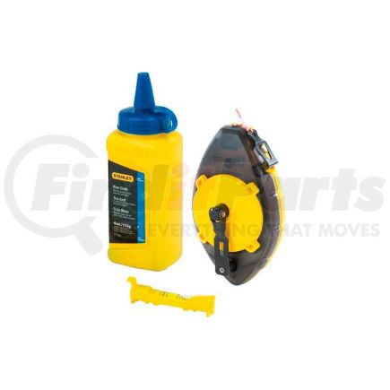 47-464 by STANLEY - Stanley 47-464 Powerwinder&#8482; Chalk Line Reel, Blue Chalk, Line Level