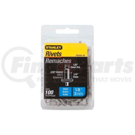 PSS44-1B by STANLEY - Stanley PSS44-1B Steel Rivets 1/8" x 1/4", 100 Pack