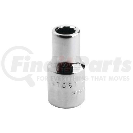 J4706T by PROTO - Proto J4706T 1/4" Drive Socket 3/16" - 12 Point, 7/8" Long