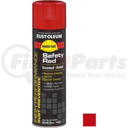 V2163838 by RUST-OLEUM - Rust-Oleum High Performance V2100 Rust Preventive Enamel Aerosol, Safety Red, 15 oz. - V2163838