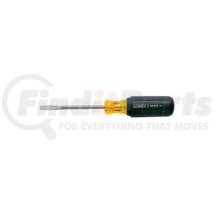 66-092 by STANLEY - Stanley 66-092 Vinyl Grip Standard Slotted Tip Screwdriver 3/8" x 8"