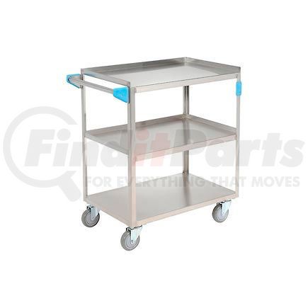 UC3031827 by CARLISLE - Carlisle&#174; UC3031827 Stainless Steel Utility Transportation Cart 300 Lb. Cap. 3 Shelf 18x27