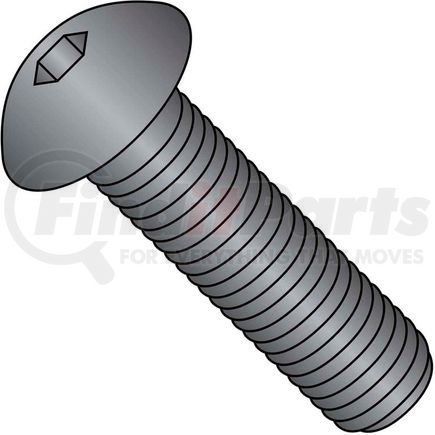 701125 by BRIGHTON-BEST - Button Socket Cap Screw - 1/4-20 x 1-1/2" - Steel Alloy - Thermal Black Oxide - FT - UNC - 100 Pk