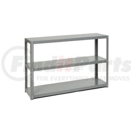 968606 by GLOBAL INDUSTRIAL - Global Industrial&#153; Extra Heavy Duty Shelving, 72"W x 24"D x 39"H, 3 Shelves, Gray