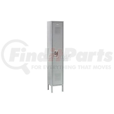 968256GY by GLOBAL INDUSTRIAL - Global Industrial&#153; Infinity&#174; Single Tier 1 Door Locker, 12"Wx12"Dx72"H, Gray, Assembled