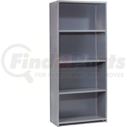 236072A by GLOBAL INDUSTRIAL - Global Industrial&#8482; Steel Shelving 20 Ga 36"Wx24"Dx73"H Closed Clip Style 5 Shelf Starter