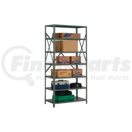 234137A by GLOBAL INDUSTRIAL - Global Industrial&#8482; Steel Shelving 20 Ga 48"Wx12"Dx73"H Open Clip Style 7 Shelf