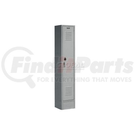 652166GY by GLOBAL INDUSTRIAL - Global Industrial&#153; Paramount&#174; Single Tier 1 Door Locker, 12"Wx12"Dx72"H, Gray, Assembled