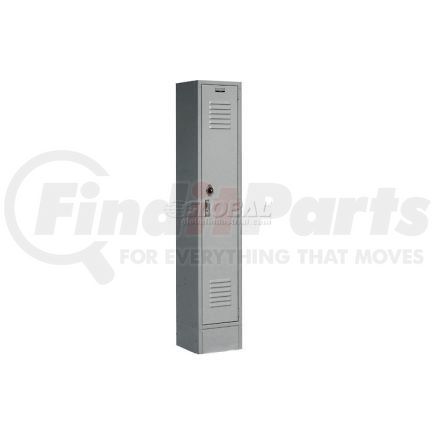 652160GY by GLOBAL INDUSTRIAL - Global Industrial&#153; Paramount&#174; Single Tier 1 Door Locker, 12"Wx12"Dx60"H, Gray, Assembled
