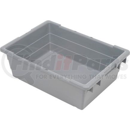 TUB2417-8GY by QUANTUM STORAGE SYSTEMS - Quantum Cross Stack Nest Tub TUB2417-8 - 23-3/4 x 17-1/4 x 8 Gray