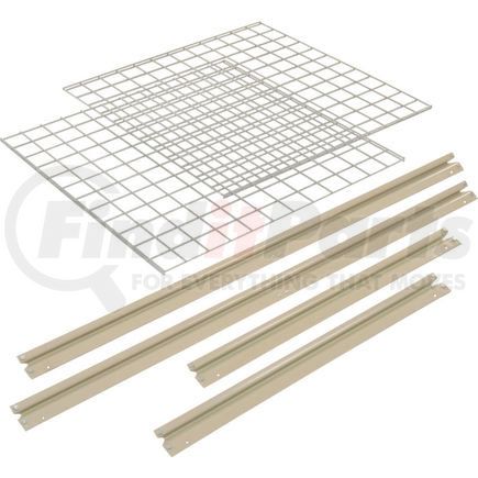 581098 by GLOBAL INDUSTRIAL - Global Industrial&#8482; Additional Level For 60"W x 36"D High Capacity Rack Wire Deck - Tan