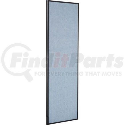 277662BL by GLOBAL INDUSTRIAL - Interion&#174; Office Partition Panel, 24-1/4"W x 72"H, Blue