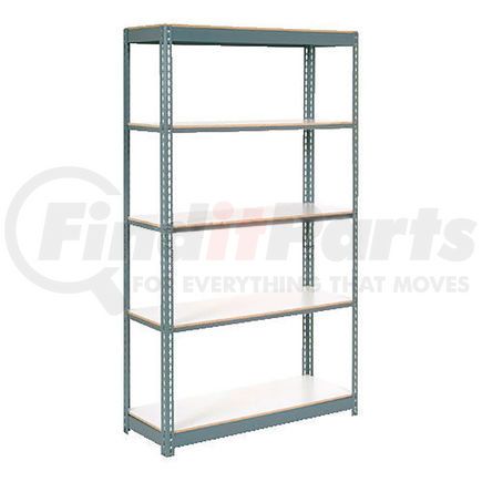 236743GY by GLOBAL INDUSTRIAL - Global Industrial&#153; Extra Heavy Duty Shelving 36Wx12Dx60H 5 Shelves 1500 lbs. Cap. Per Shelf GRY