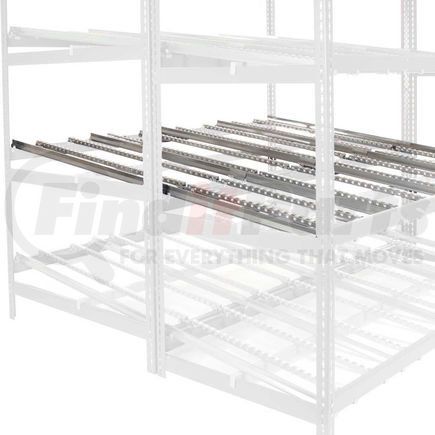 653279 by GLOBAL INDUSTRIAL - Global Industrial&#8482; Gravity Flow Carton Rack Additional Level 96"W x 96"D