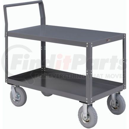 752258 by GLOBAL INDUSTRIAL - Global Industrial&#153; Heavy Duty Service Cart, 2 Shelves, 24"Wx48"Lx31"H, 1200 Lbs. Cap.