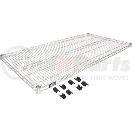 188558 by GLOBAL INDUSTRIAL - Chrome Wire Shelf 48x24