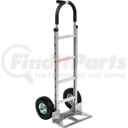 168265 by GLOBAL INDUSTRIAL - Global Industrial&#8482; Aluminum Hand Truck - Pin Handle - Pneumatic Wheels