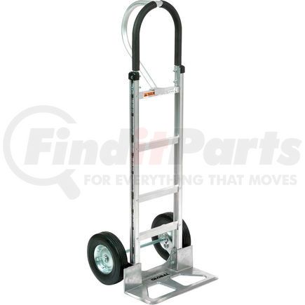 168267 by GLOBAL INDUSTRIAL - Global Industrial&#8482; Aluminum Hand Truck - Loop Handle - Semi-Pneumatic Wheels