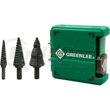 GSBSET3 by GREENLEE TOOL - Greenlee&#174; Step Bit Kit -  #1,#4 & #9