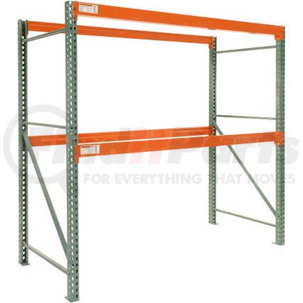 320880 by GLOBAL INDUSTRIAL - Global Industrial&#153; Tear Drop Pallet Rack Starter 144"W X 36"D X 120"H