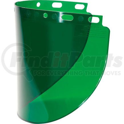 4178DGN by NORTH SAFETY - Honeywell Fibre-Metal&#174; Dark Green Propionate Faceshield Window, 8" X 16-1/2" X .06"T