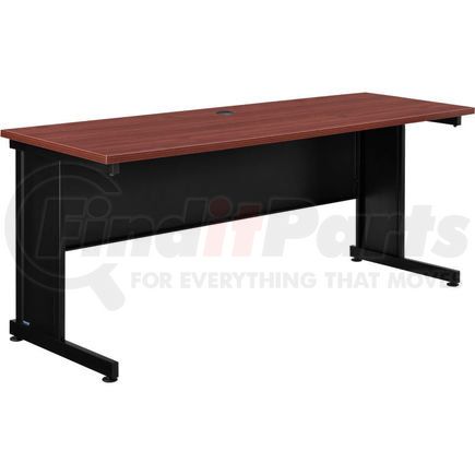 240346MH by GLOBAL INDUSTRIAL - Interion&#174; 72"W Desk - Mahogany