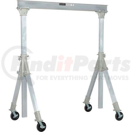 320872 by GLOBAL INDUSTRIAL - Global Industrial&#153; Adjustable Height Aluminum Gantry Crane, 12'W x 7'6"-12'H, 2000 Lb. Capacity