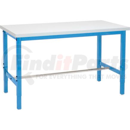 606977-BL by GLOBAL INDUSTRIAL - Global Industrial&#153; 60"W x 36"D Production Workbench - Plastic Laminate Square Edge - Blue