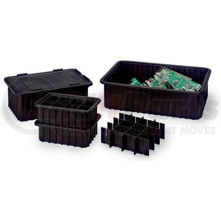 CDC1040-XL by LEWIS-BINS.COM - LEWISBins Snap-On Lids For Conductive Divider Boxes - Fits Divider Box 4711300, 4711600, 4711700