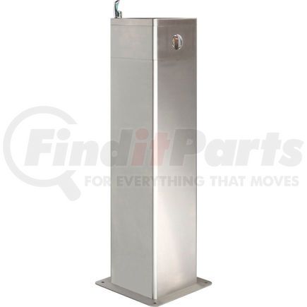 761223 by GLOBAL INDUSTRIAL - Global Industrial&#8482; Outdoor Pedestal Drinking Fountain, SS