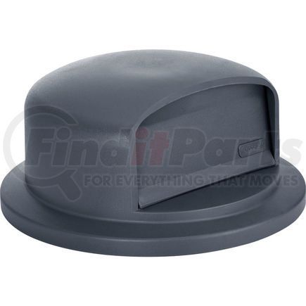 641435GY by GLOBAL INDUSTRIAL - Global Industrial&#153; Plastic Trash Can Dome Lid - 55 Gallon Gray