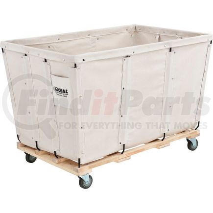 800361 by GLOBAL INDUSTRIAL - Global Industrial&#8482; KD, 24 Bushel, Canvas Basket Bulk Truck