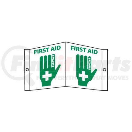 VS21W by NATIONAL MARKER COMPANY - Facility Visi Sign - First Aid