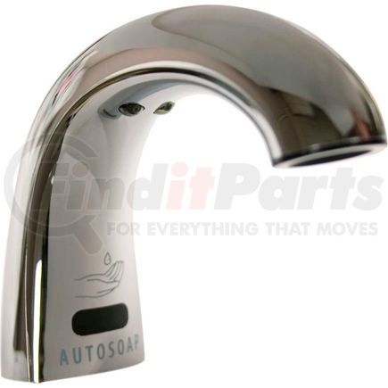 FG402241 by RUBBERMAID - One Shot&#174; Touch-Free Low Profile Liquid Soap Dispenser - Polished Chrome - FG402241