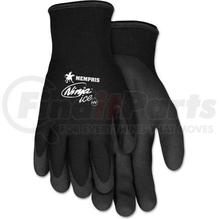 N9690XL by MCR SAFETY - MCR Safety N9690XL Ninja Ice Gloves, Arcylic Terry Inner, Black, X-Large, 1 Pair