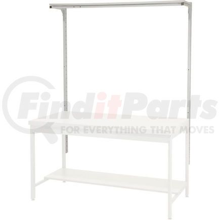 651432 by GLOBAL INDUSTRIAL - Global Industrial&#153; Upright Kit 48"H with Cantilever Shelf 72"W - Gray