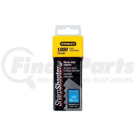 TRA706T by STANLEY - Stanley TRA706T Heavy-Duty Narrow Crown Staples 3/8", 1,000 Pack