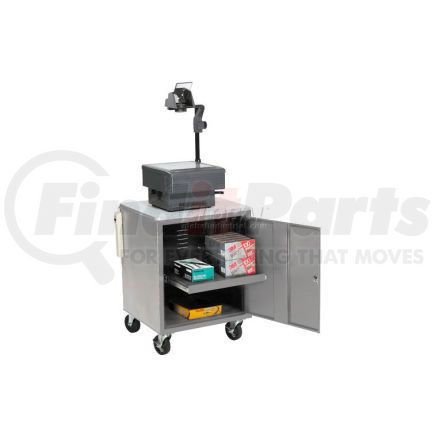 241659GY by GLOBAL INDUSTRIAL - Global Industrial&#174; Gray Security Audio Visual Cart 500 Lb. Capacity