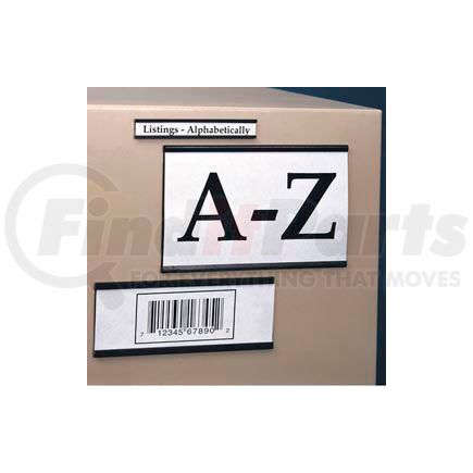 MC204 by AIGNER INDEX INC - Magnetic "C" Channel Label Holder, 2" x 4" (25 pcs/pkg)