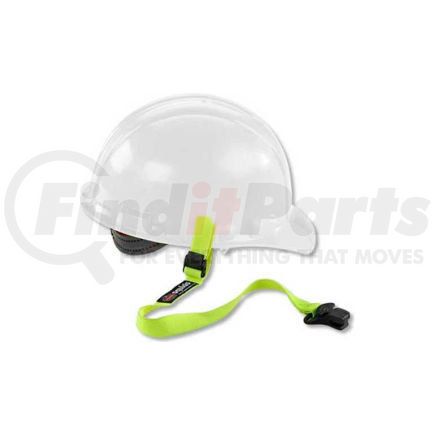 19155 by ERGODYNE - Ergodyne&#174; Squids&#174; 3155 Clamp Hard Hat Lanyard - Lime, 19155