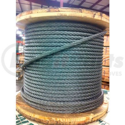 002700-00060 by SOUTHERN WIRE - Southern Wire&#174; 250' 1/2" Dia. 6x19 Improved Plow Steel Galvanized Wire Rope