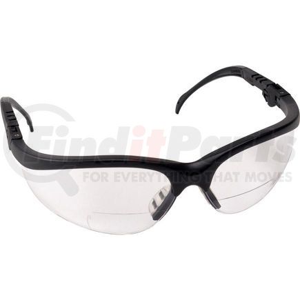 K3H20 by MCR SAFETY - MCR Safety K3H20 Klondike&#174; Plus Magnifier Glasses, 2.0 Magnifier, Clear Lens