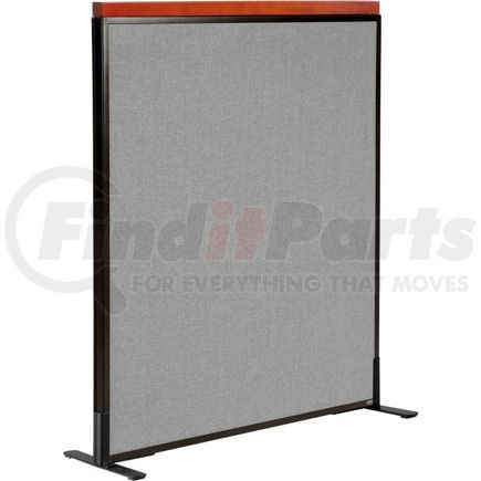 694845FGY by GLOBAL INDUSTRIAL - Interion&#174; Deluxe Freestanding Office Partition Panel, 36-1/4"W x 43-1/2"H, Gray