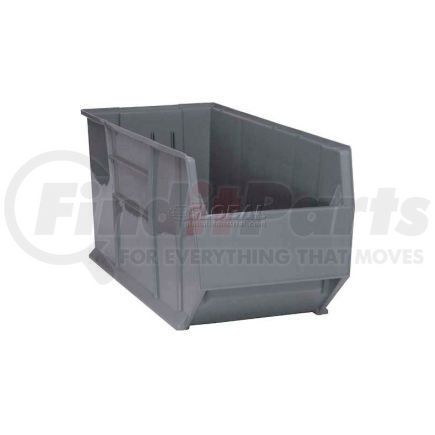 QRB166GY by QUANTUM STORAGE SYSTEMS - Quantum Plastic Rack Bin, 16-1/2"W x 41-7/8"D x 17-1/2"H, Gray