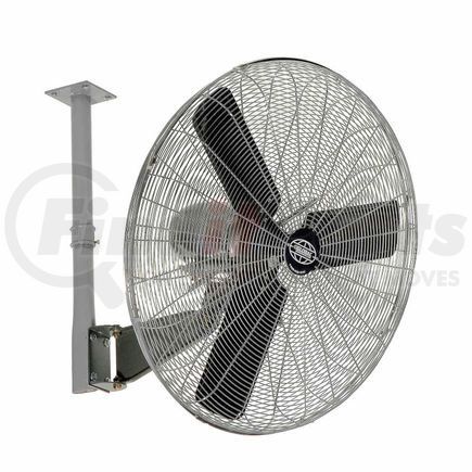 795753 by GLOBAL INDUSTRIAL - Global Industrial&#8482; 24" Industrial Oscillating Ceiling Mounted Fan, 7525 CFM, 1/4 HP