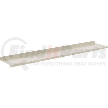 249195TN by GLOBAL INDUSTRIAL - Global Industrial&#153; Cantilever Upper Steel Shelf For Bench Uprights - 96"W x 12"D - Tan