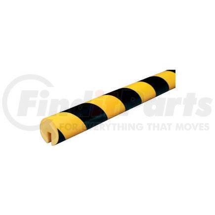 60-6710 by IRONGUARD SAFETY PRODUCTS - Knuffi Edge Bumper Guard, Type B, 196-3/4"L x 1-9/16"W, Black & Yellow, 60-6710