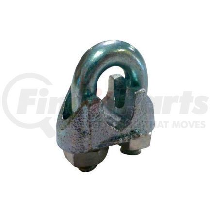 MWRC125P6 by ADVANTAGE SALES & SUPPLY - Advantage Malleable Steel Zinc Plated Wire Rope Clip MWRC125P6 - 1/8" Diameter - Pack of 6